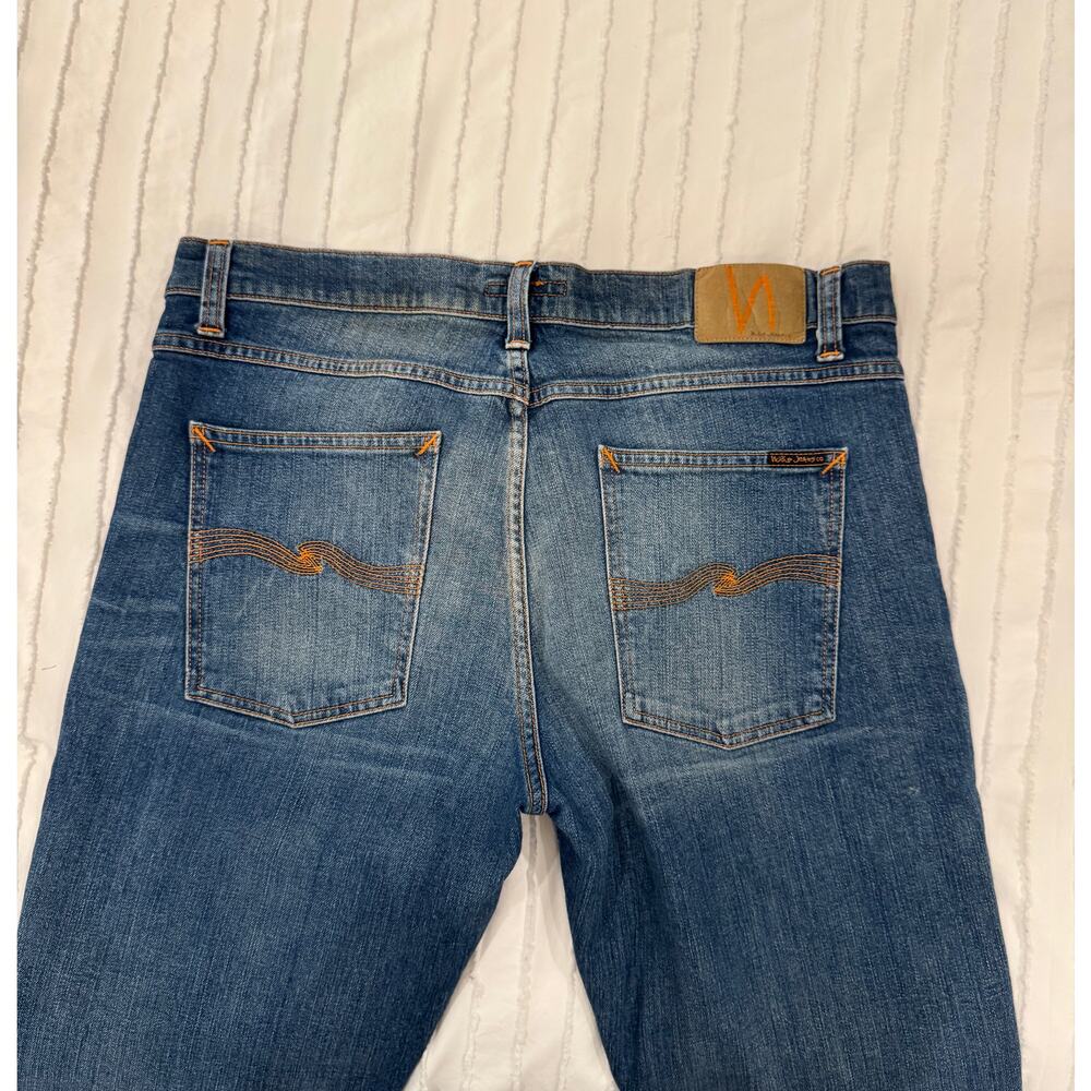 Nudie Jeans Lean Dean Straight Classic Fit Lost Legend 36x28 Altered Inseam - Picture 3 of 16